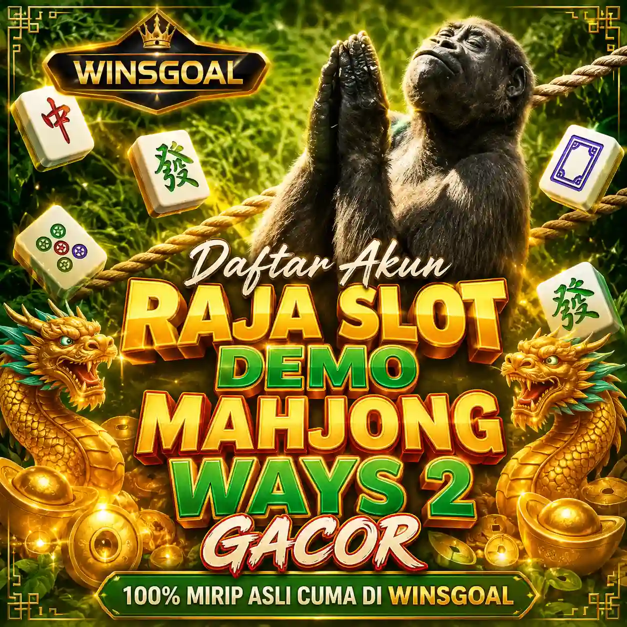Daftar Akun Raja Slot Demo Mahjong Ways 2 Gacor 100% Mirip Asli Cuma Di Winsgoal